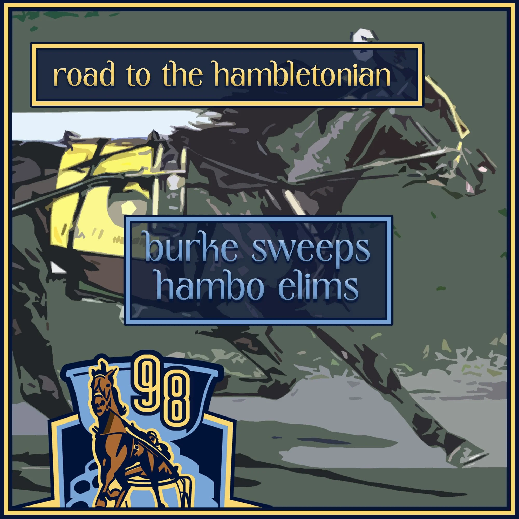 BURKE LOCKED, LOADED OFF SWEEP OF HAMBLETONIAN ELIMINATIONS