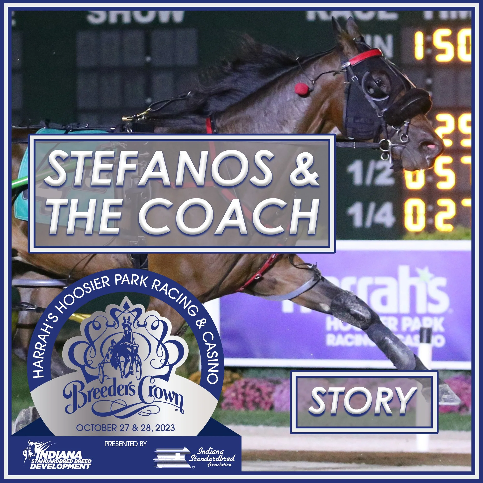 John Stefanos and ‘The Coach’ reach the pinnacle in Breeders Crown
