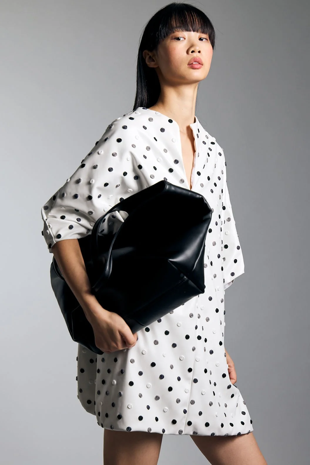Look30-Shot33-03-6_PolkaDotShirtDressTunic_LinedFauxLeatherSlipoverWithEmbroideredRaisedDots_kottkomm_circlecollection.jpg