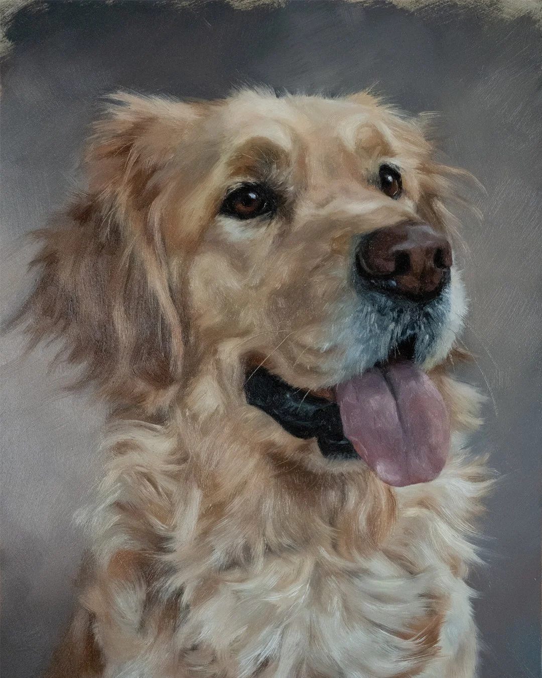 I recently finished this portrait of Ona.❤️

It was commissioned as a birthday gift. When she was about to open it, she said she already knew what it was&hellip; and she was right. They later sent me the video, and I couldn&rsquo;t stop smiling while