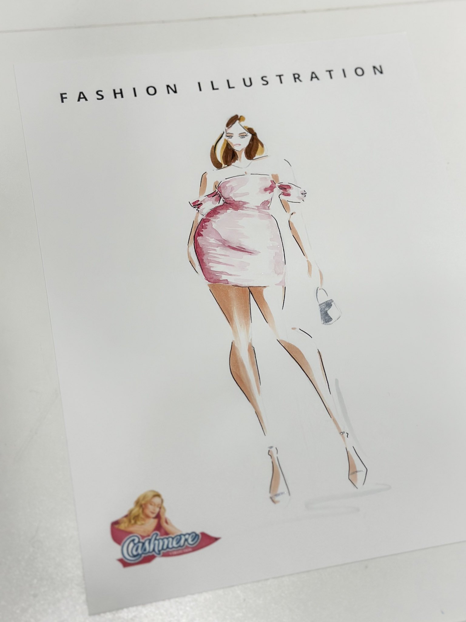 Quick Sketch at Cashmere Collection Runway