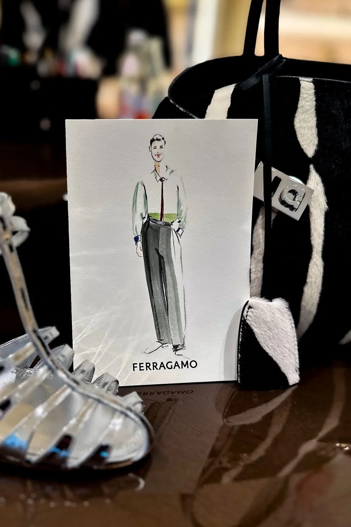 Live Fashion Illustration at Ferragamo: A Valentine’s Day to Remember in Yorkville