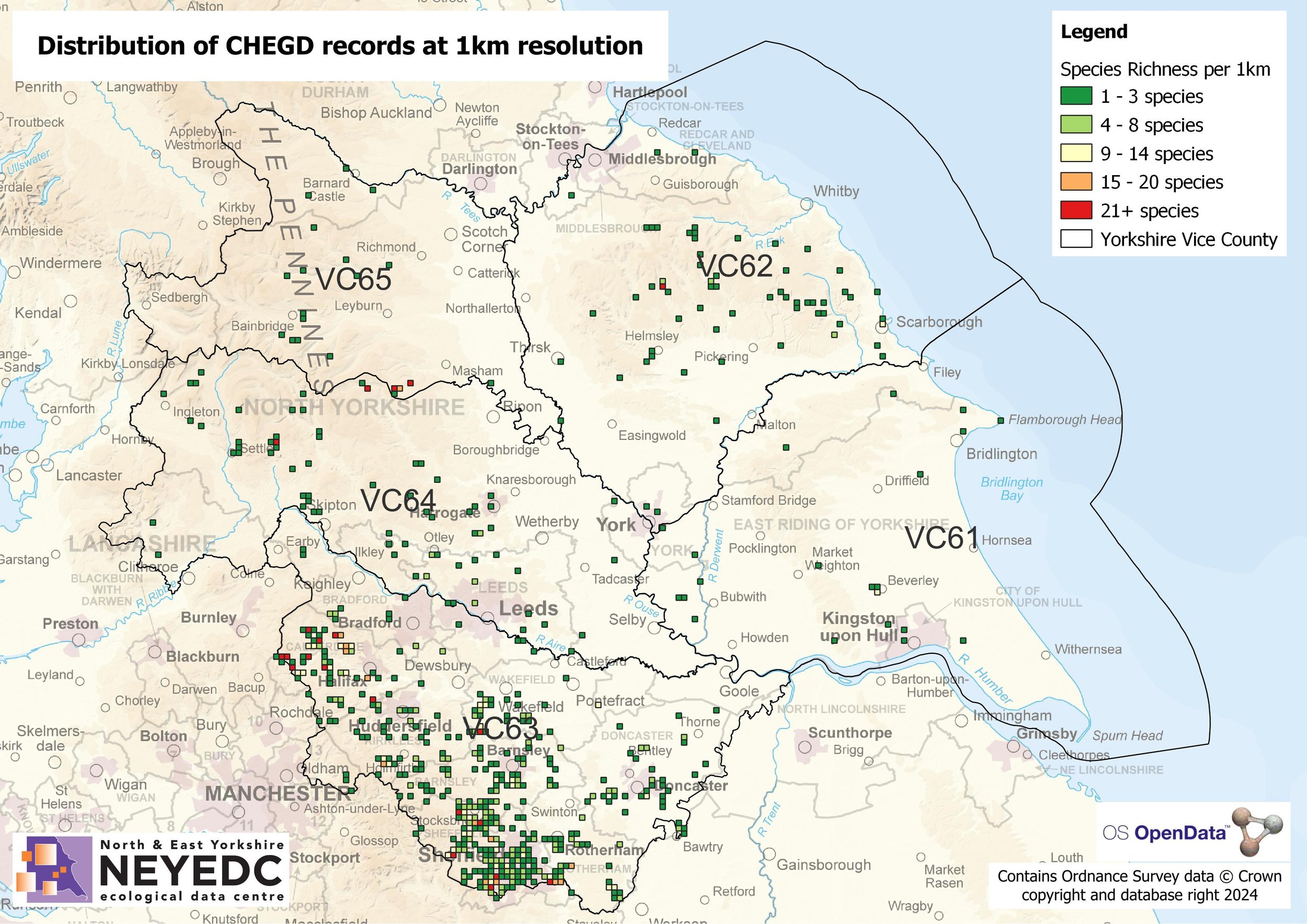 2024-02a Distribution of Yorkshire CHEGD fungi records at 1km.jpeg