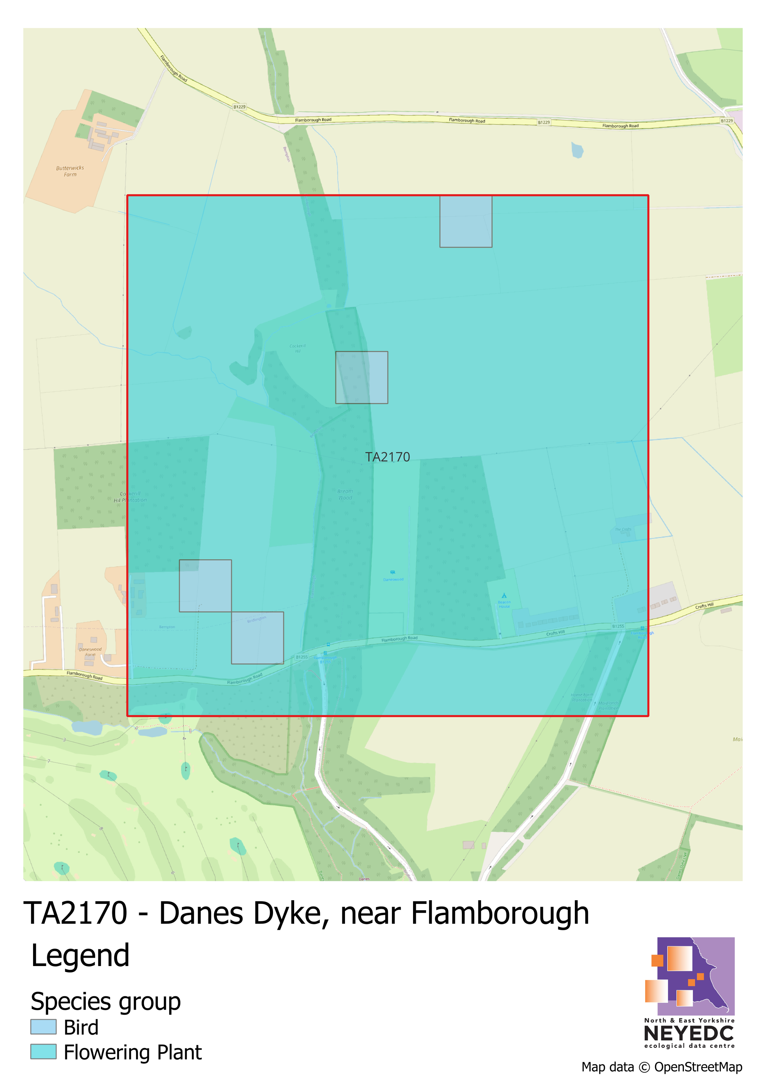 Monad of the Month - TA2170 - Danes Dyke, near Flamborough