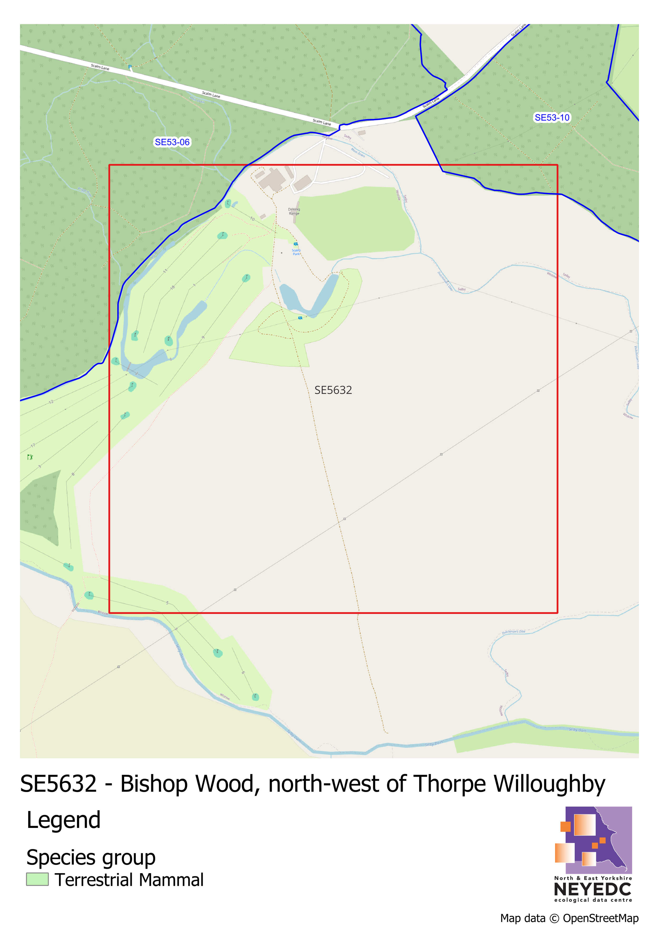 Monad of the Month - SE5632 - Bishop Wood, north-west of Thorpe Willoughby