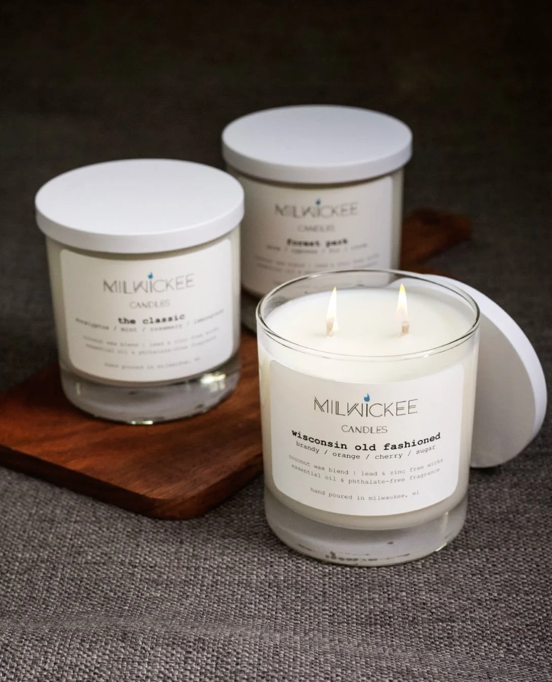 Local, clean-burning &amp; on sale! Cozy up your space this fall with your favorite Milwickee Candles 🤍