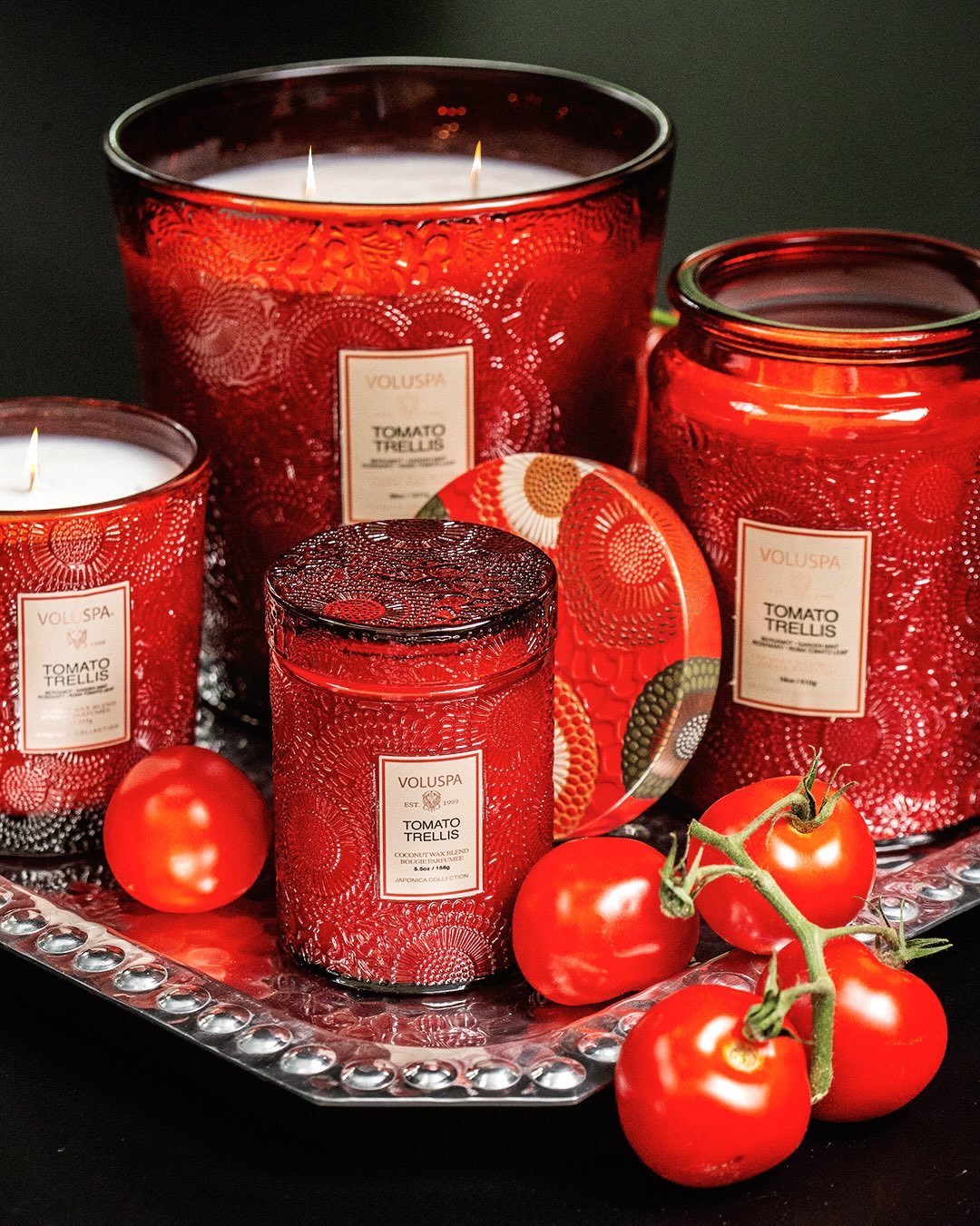 Introducing your new kitchen scent! The Tomatoes Trellis collection features oder-neutralizing technology designed to help eliminate unwanted remnants from creations in the kitchen. ❤️ 

Plus take 20% off all scents in our department through Sunday!