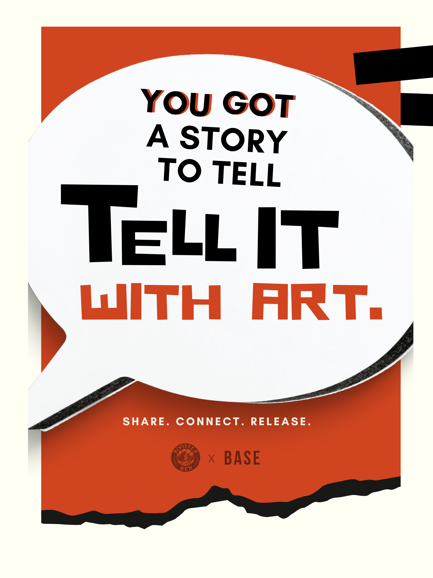 Tell It With Art Pop-Up Workshop x BASE Cafe