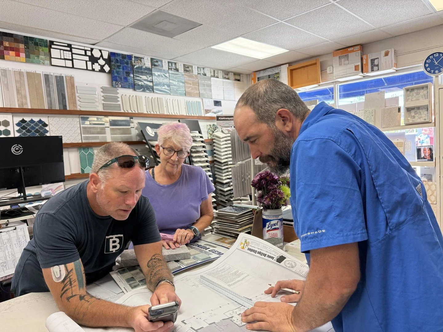 We want to give a shoutout to one of our loyal customers, Ben Teague, a Local Designer!  Thank you for always trusting us to supply you the tile you need for your next project!!

Looking for tile for your next project?  Give us a call or visit us in 