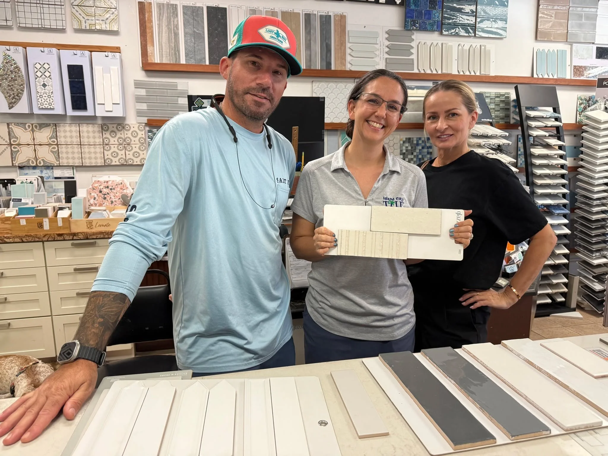 It&rsquo;s so lovely to see familiar faces at the tile shop. Pat and Monika @duartefloraldesign  are wonderful. Happy to share this island with such caring and dedicated people.