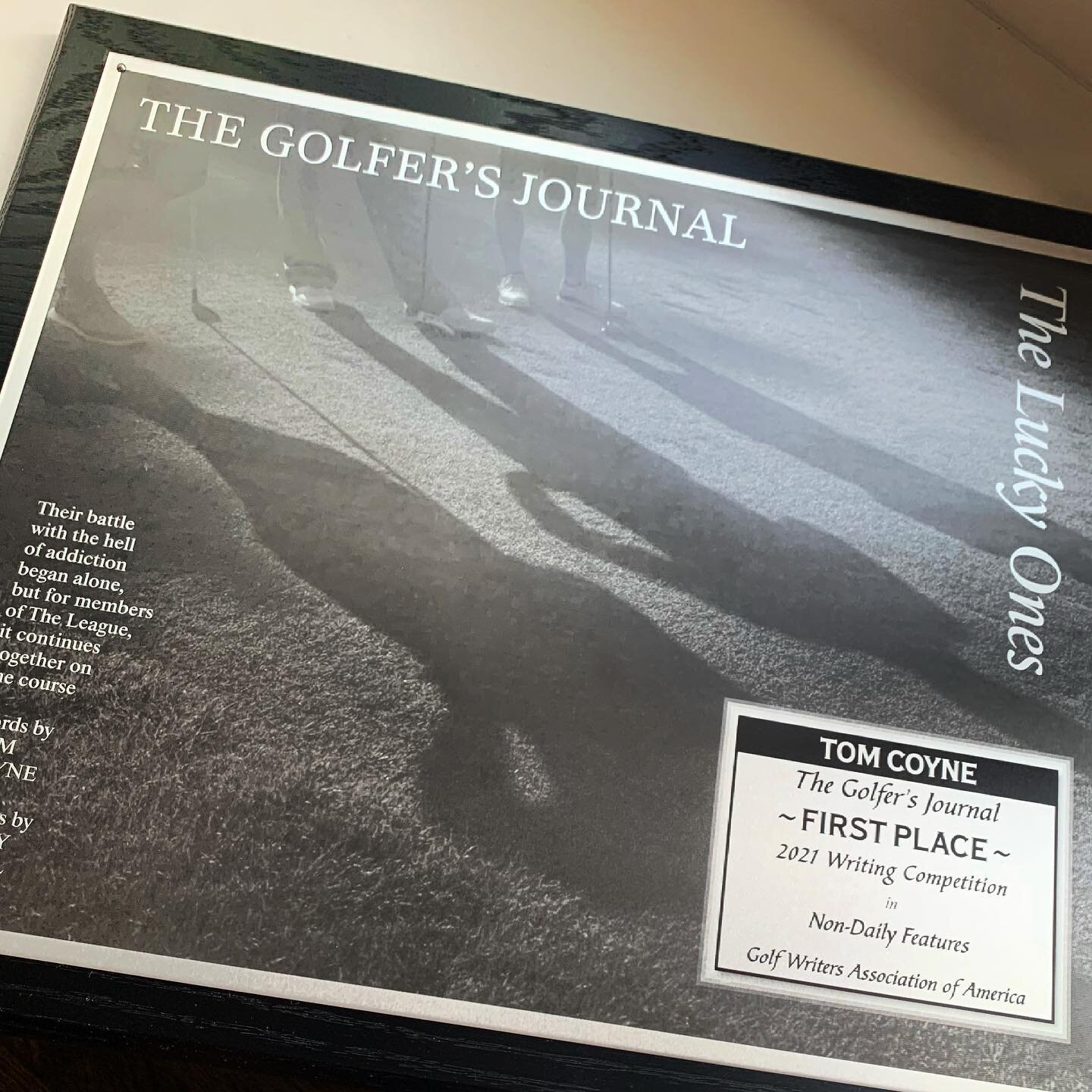Good mail day. If the @golfersjournal didn&rsquo;t exist this would be a story I might tell quietly to someone every few years. Maybe. Thanks #TGJ #brokenteesociety