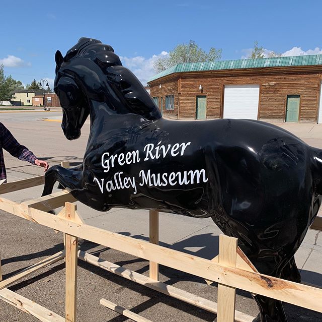 We got our horse put up! Now all we need is a name... have any ideas? #sublettecounty #bigpiney #horses #museum #horse #history #wyoming #thatswy #grvm #summer #trip #travel #tourism