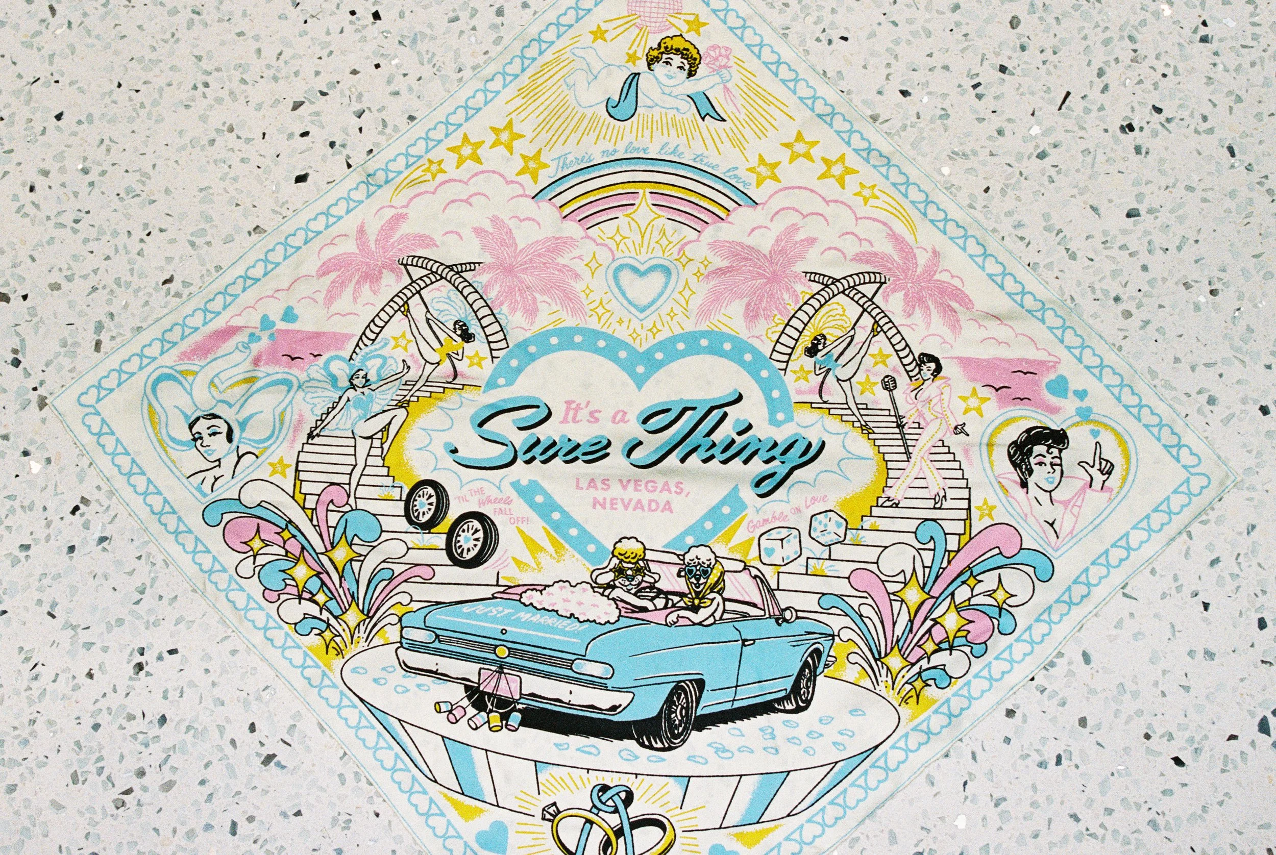 "It's a Sure Thing, Too!" Souvenir Scarf - SHIPPING