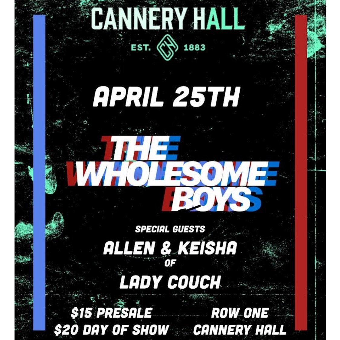 This Thursday 4/25 @allen_thompson and @keshiabaileymusic will be performing a special duo acoustic set at @canneryhallnashville with our good friends @the.wholesomeboys!!!! 

Come on out and say hey! 

Tickets available at Cannery Hall&rsquo;s websi