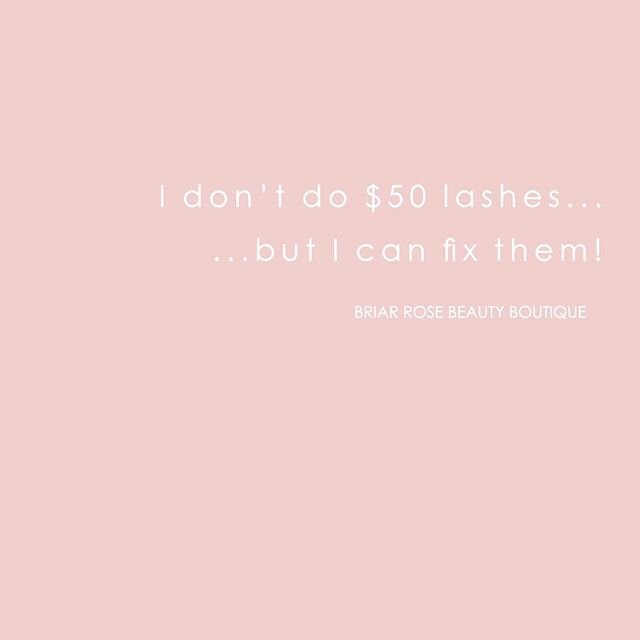 So this statement is very true!! Buuuut... I have given the opportunity when my doors open to give 40% off all my full sets of lashes . So in this case ... you&rsquo;re getting only the best lashes for pretty much that price start point 😱 This is no