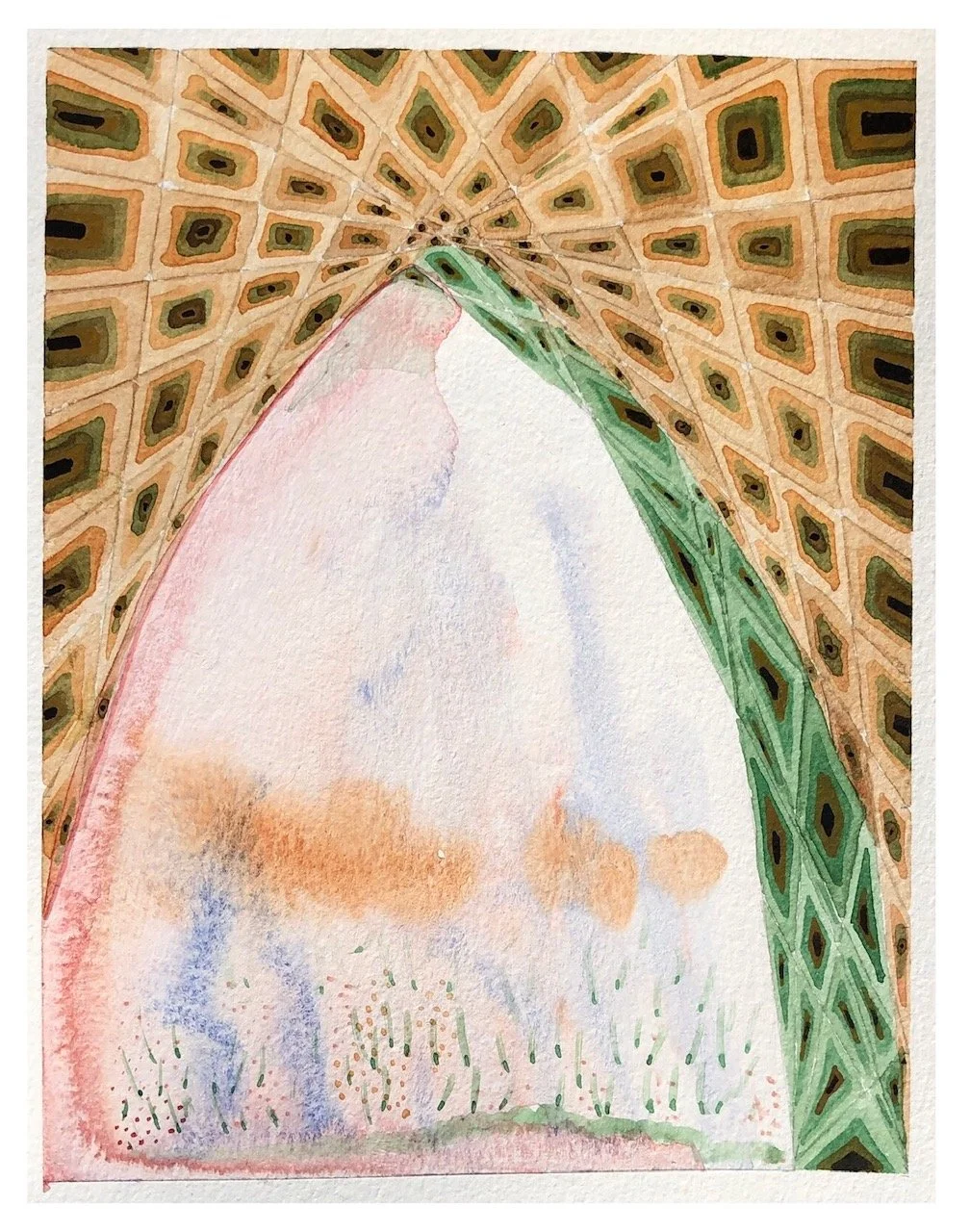 Watercolor On Paper / 2021 / 6” x 9”