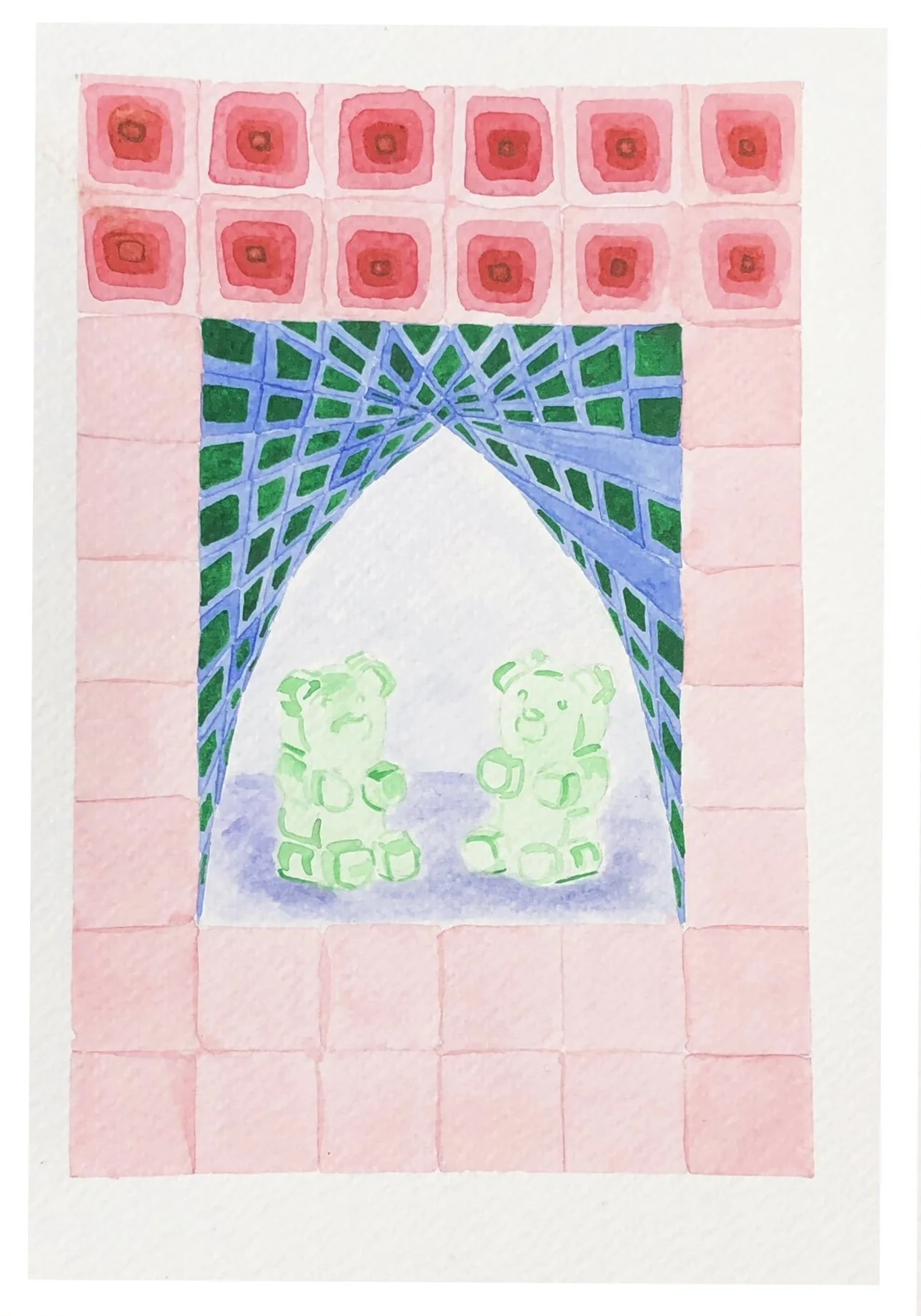 Watercolor On Paper / 2022 / 6” x 9”
