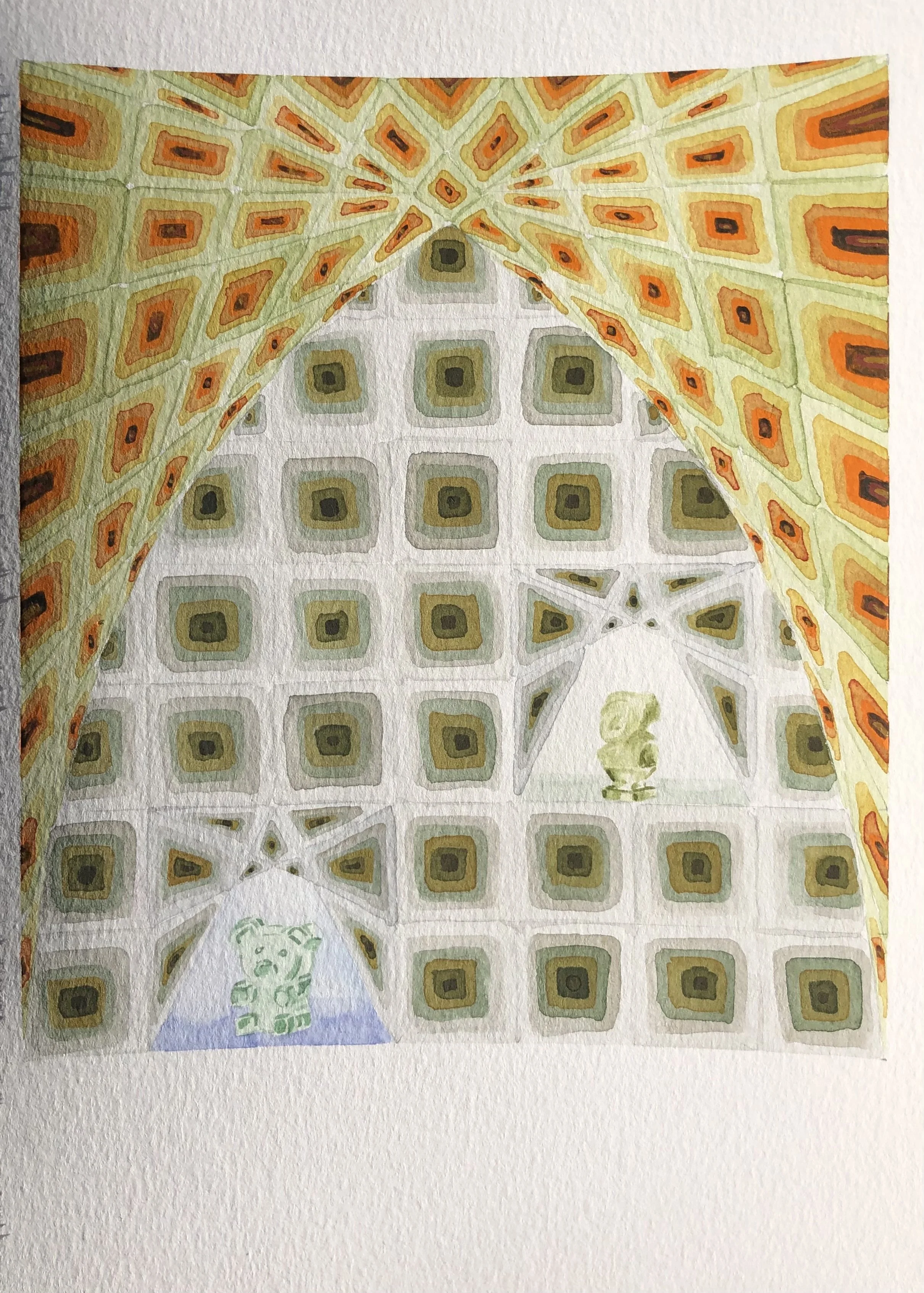 Watercolor On Paper / 2021 / 6” x 9”