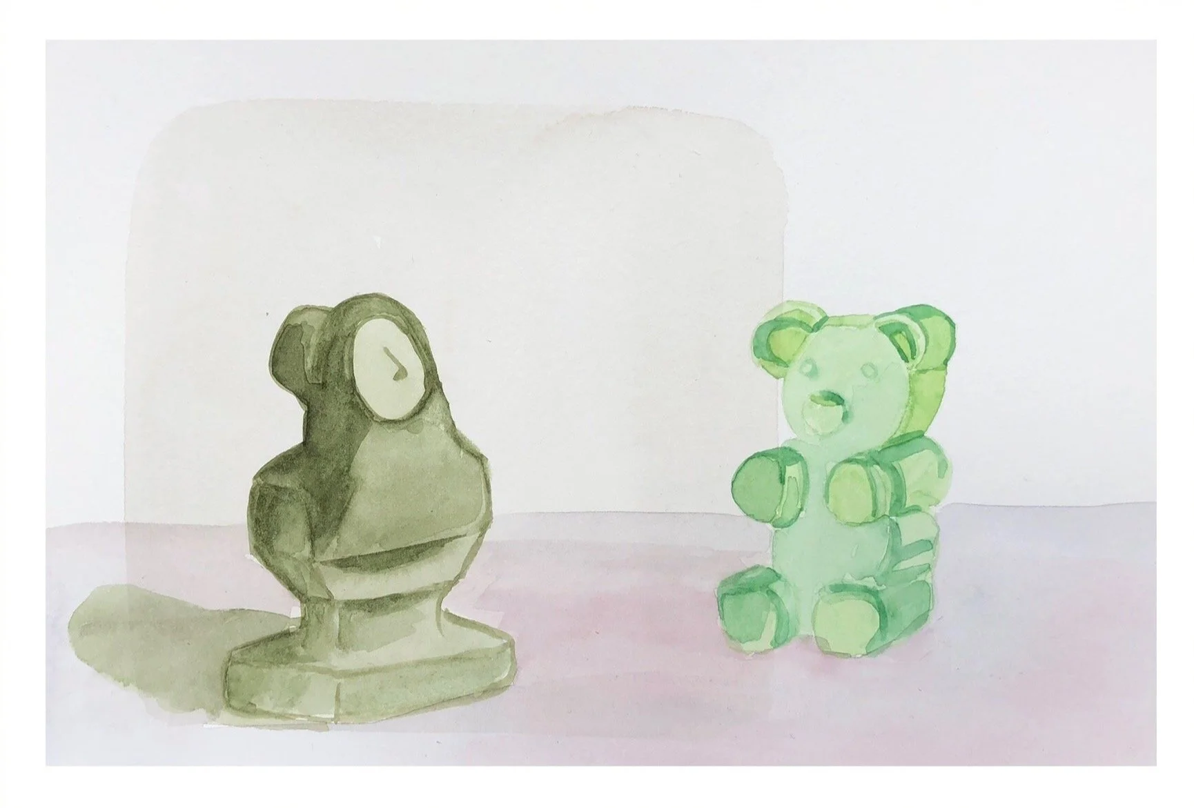 Watercolor On Paper / 2021 / 9” x 6”