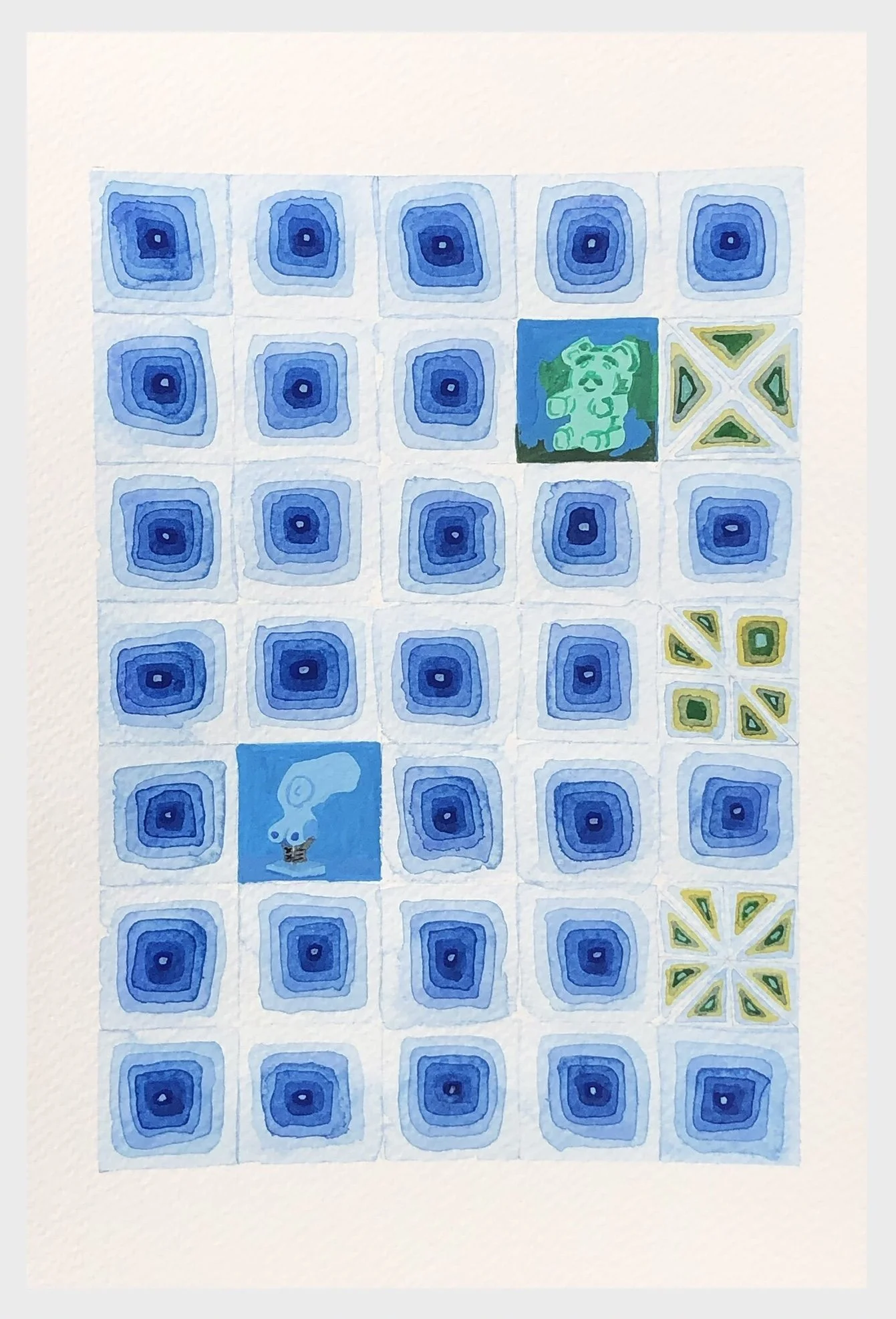 Watercolor On Paper / 2022 / 6” x 9”