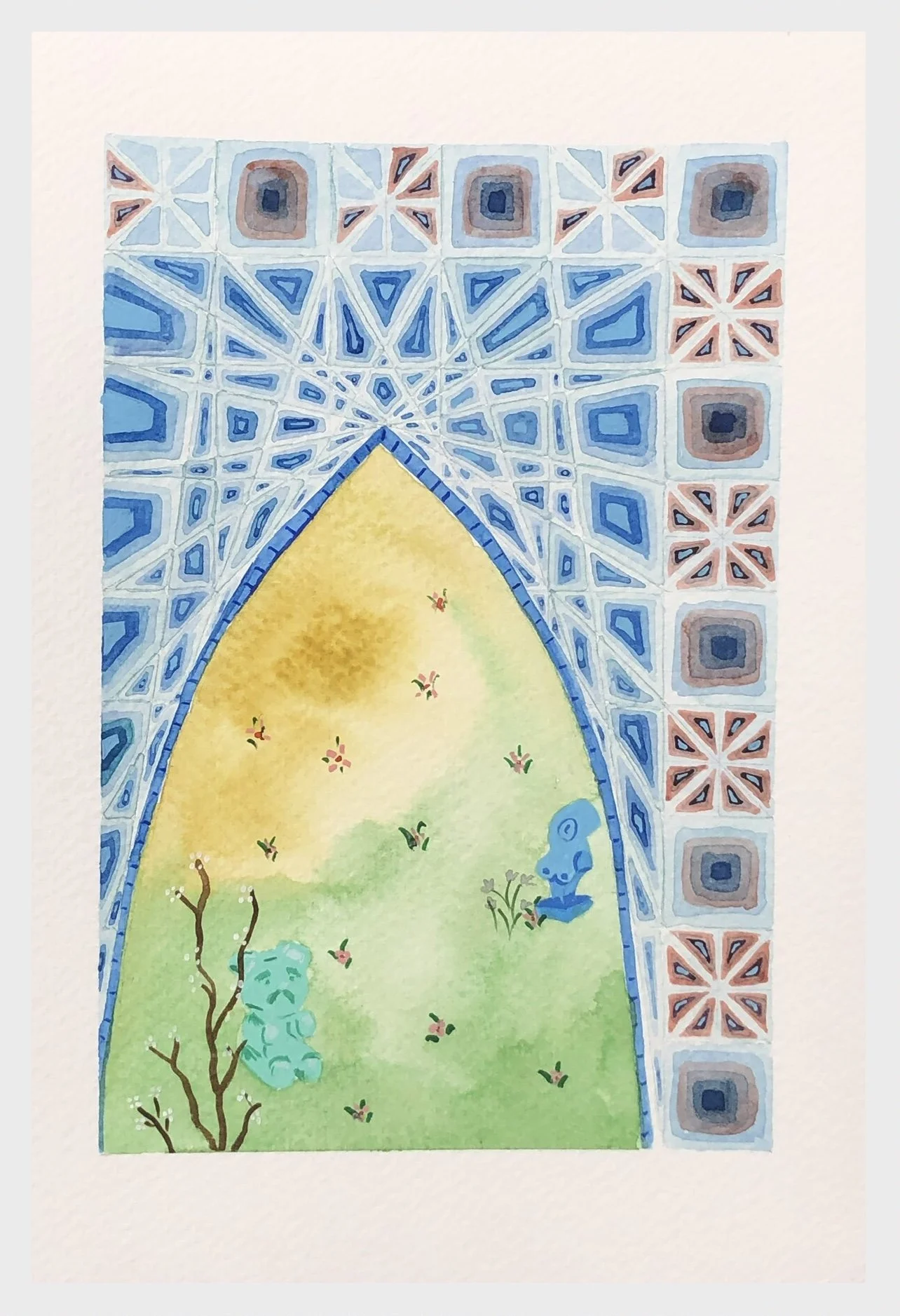 Watercolor On Paper / 2022 / 6” x 9”