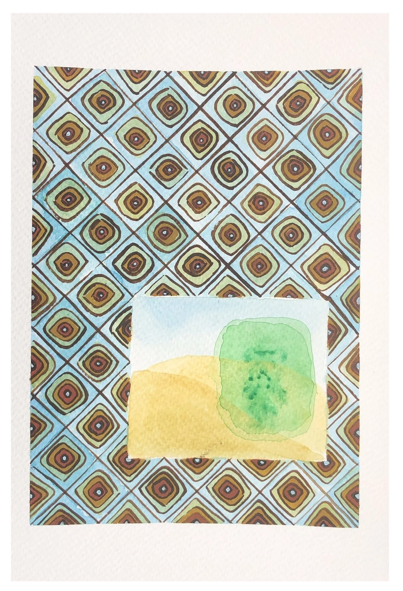 Watercolor On Paper / 2022 / 6” x 9”