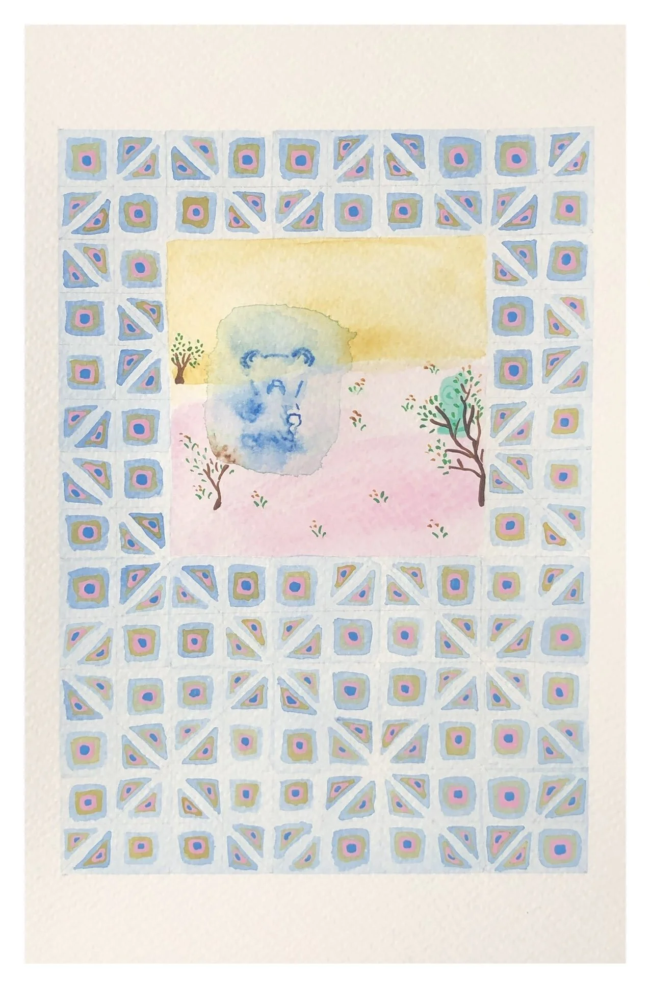 Watercolor On Paper / 2022 / 6” x 9”