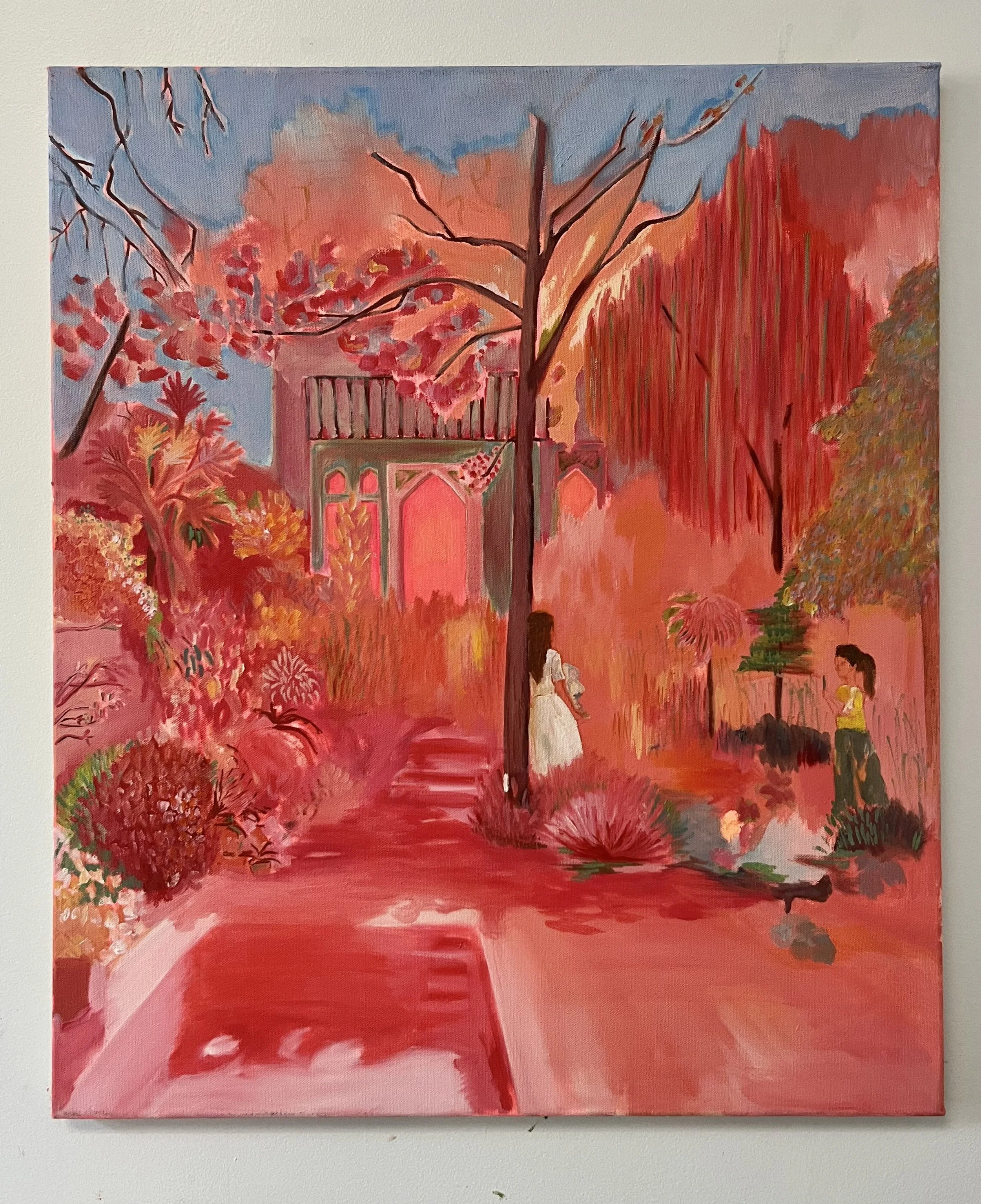 looking through rose colored glasses