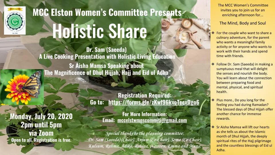 MCC Elston Women's Committee Presents Holistic Share