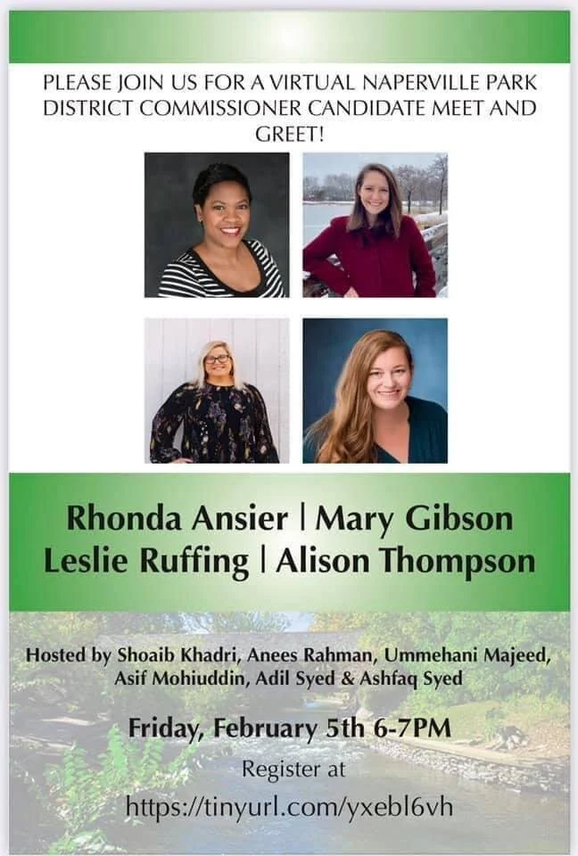 Meet &amp; Greet - Naperville Park District Commissioner Candidates