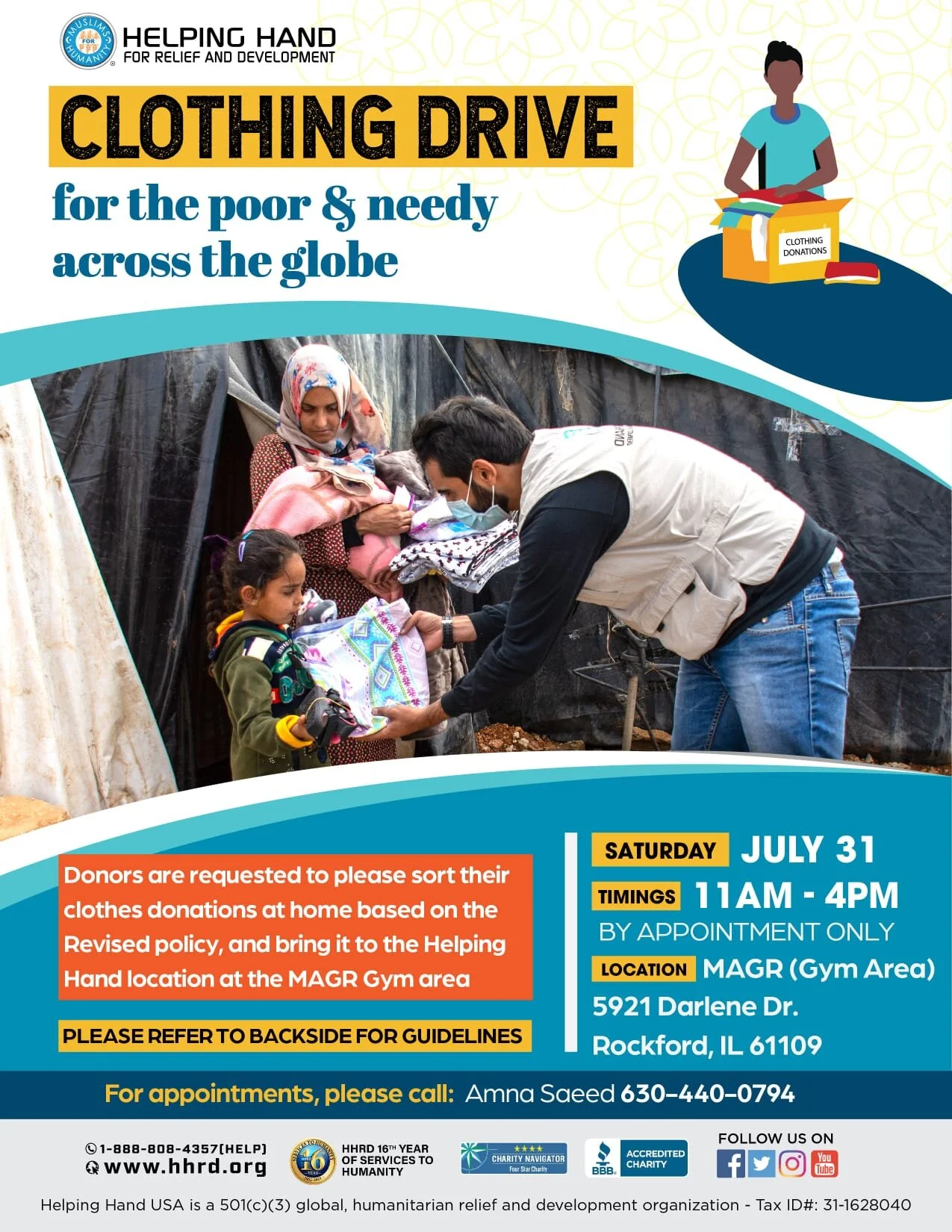 Helping Hand Clothing Drive