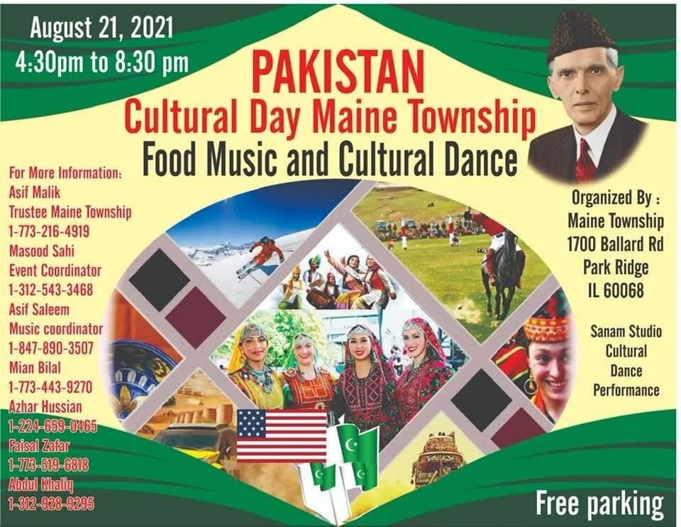 Pakistan Cultural Day Maine Township Food, Music, and Cultural Dance