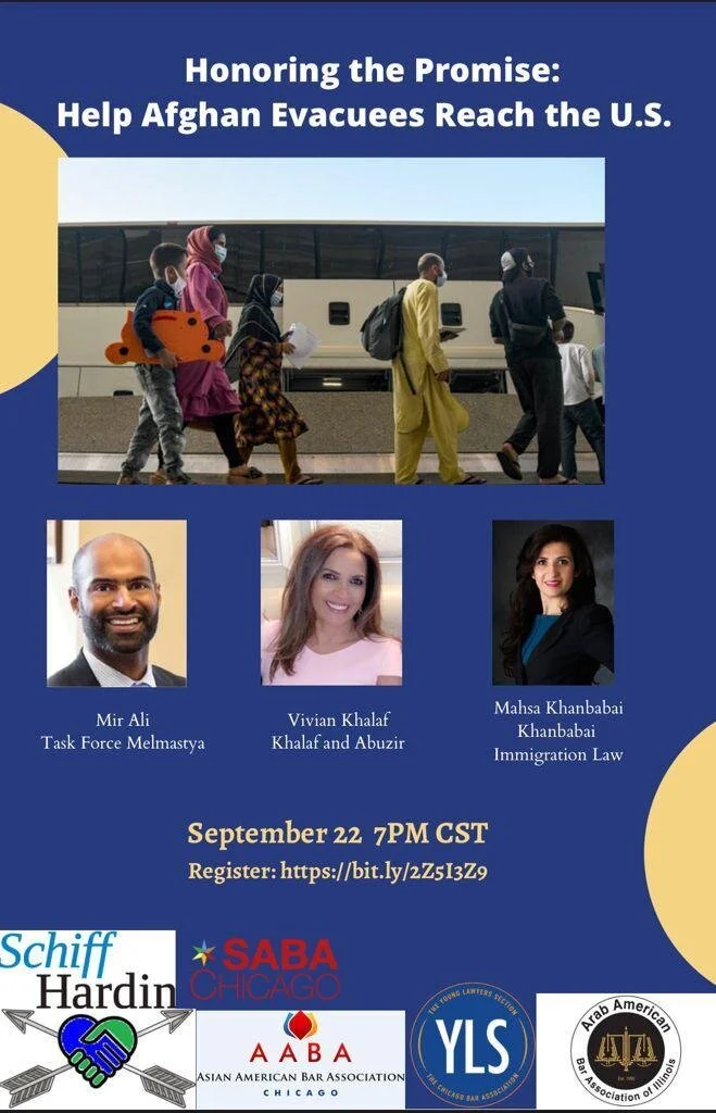 Honoring the promise: Help Afghan Evacuees Reach the U.S.