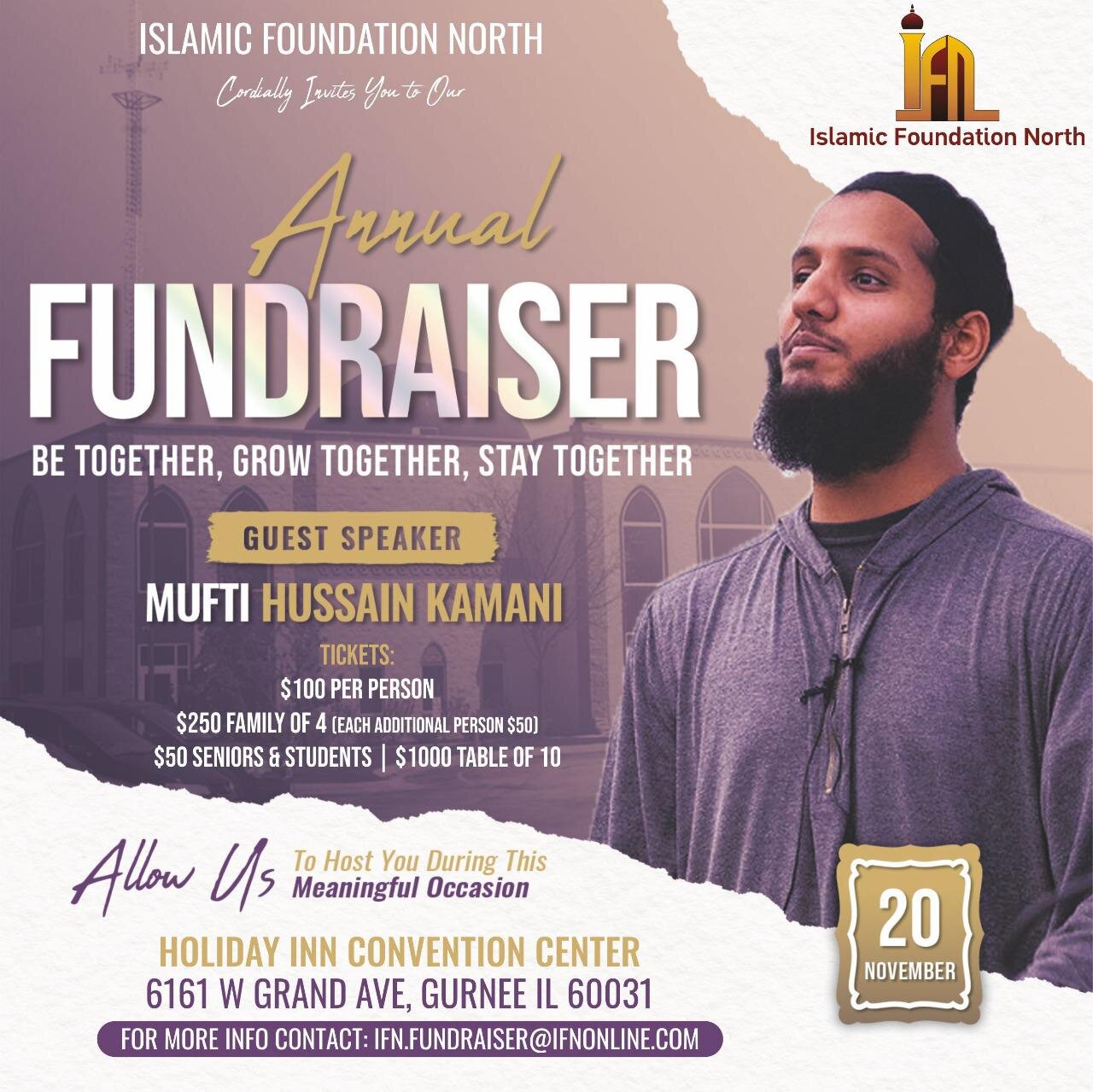 Islamic Foundation North Annual Fundraiser