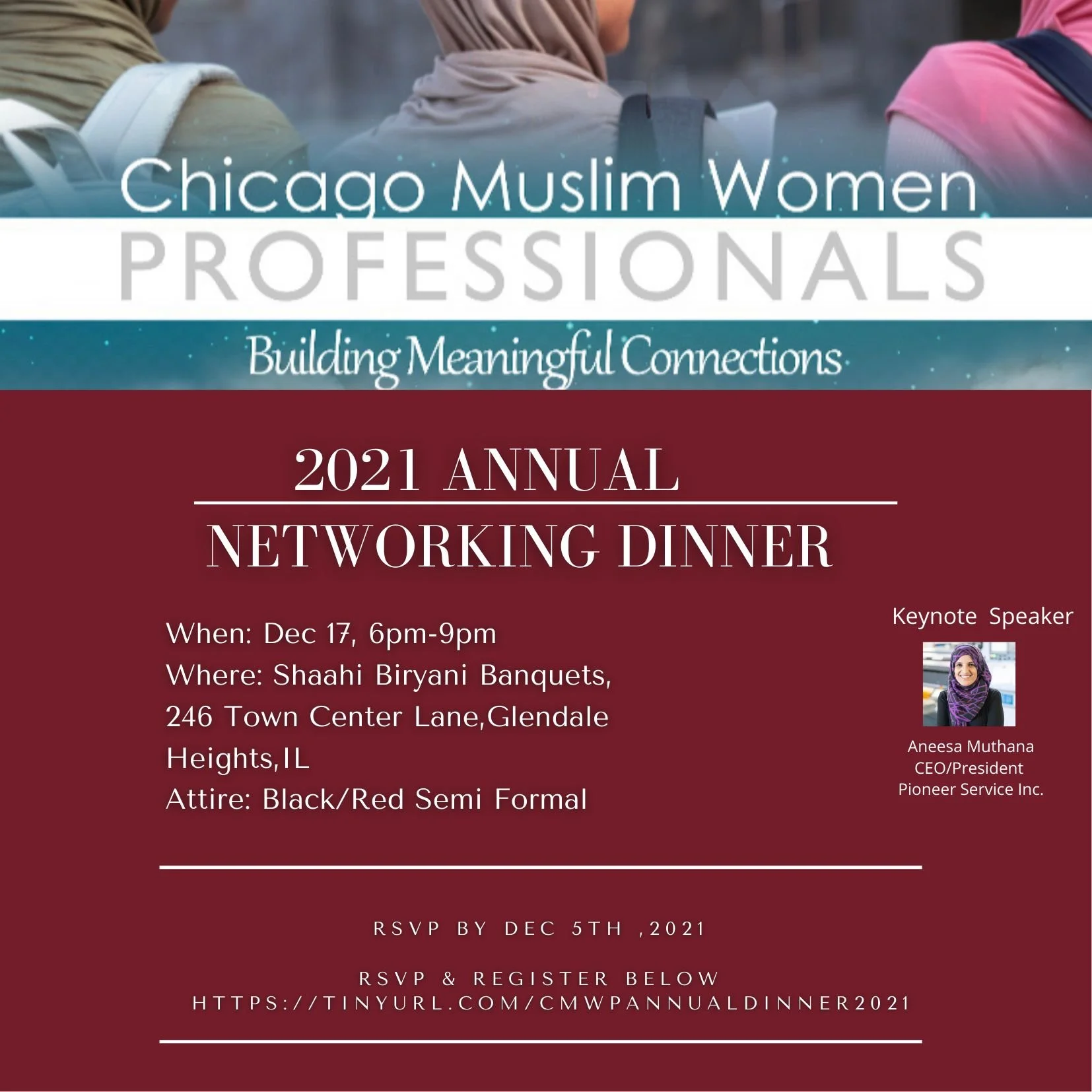 Chicago Muslim Women Professionals - 2021 Annual Networking Dinner
