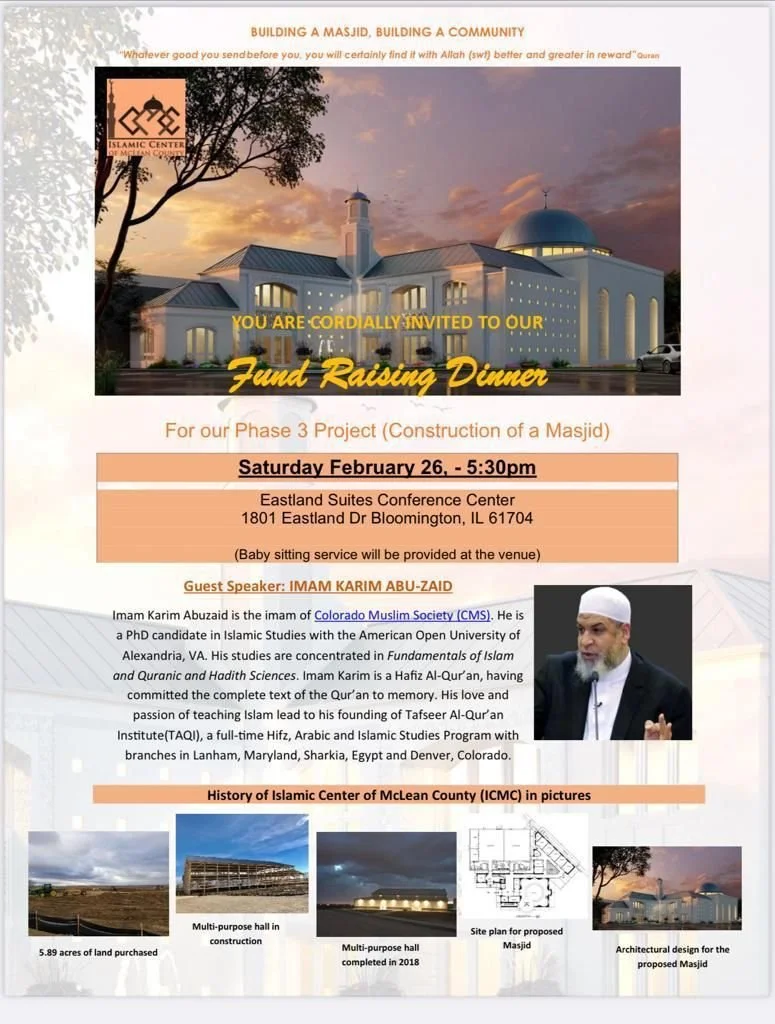 Islamic Center of McLean County Fundraiser 