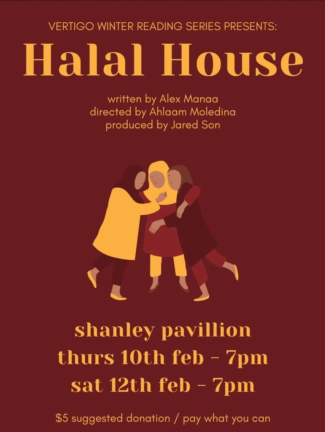 Vertigo Winter Reading Series Presents: Halal House