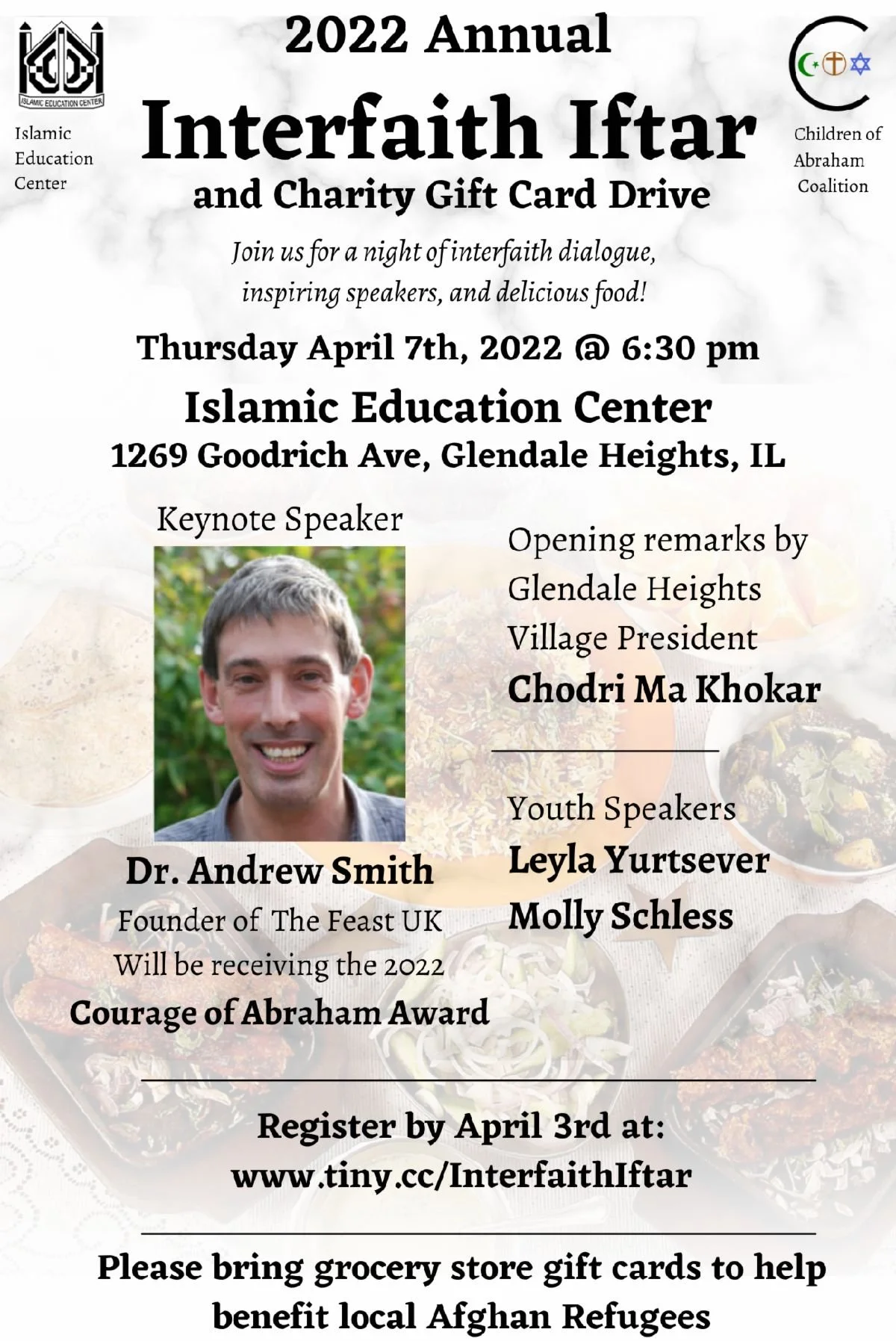 Interfaith Iftar and Charity Gift Card Drive