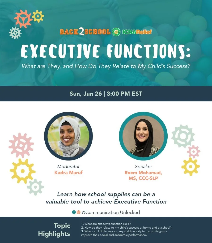 Back2School ICNA Relief: Executive Functions