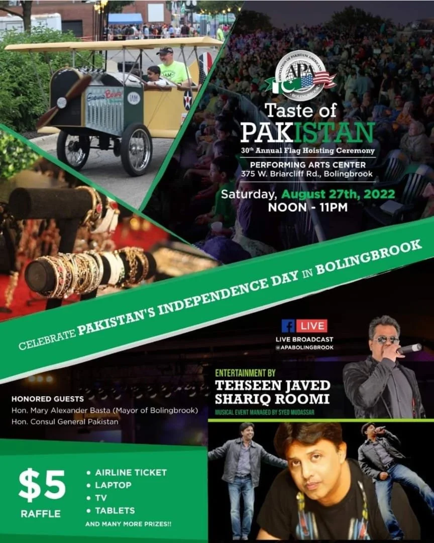 Taste of Pakistan 30th Annual Flag Hoisting Ceremony 
