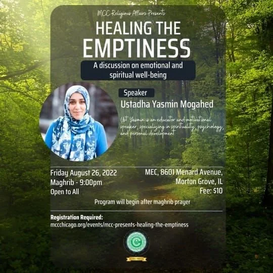 Healing the Emptiness w/ Speaker Ustadha Yasmin Mogahed
