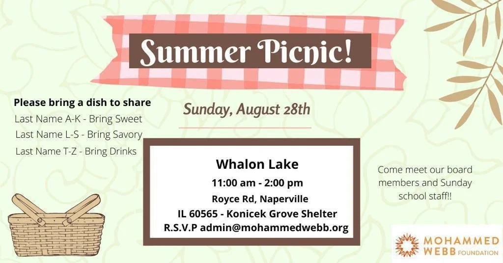 Mohammed Webb Summer Picnic