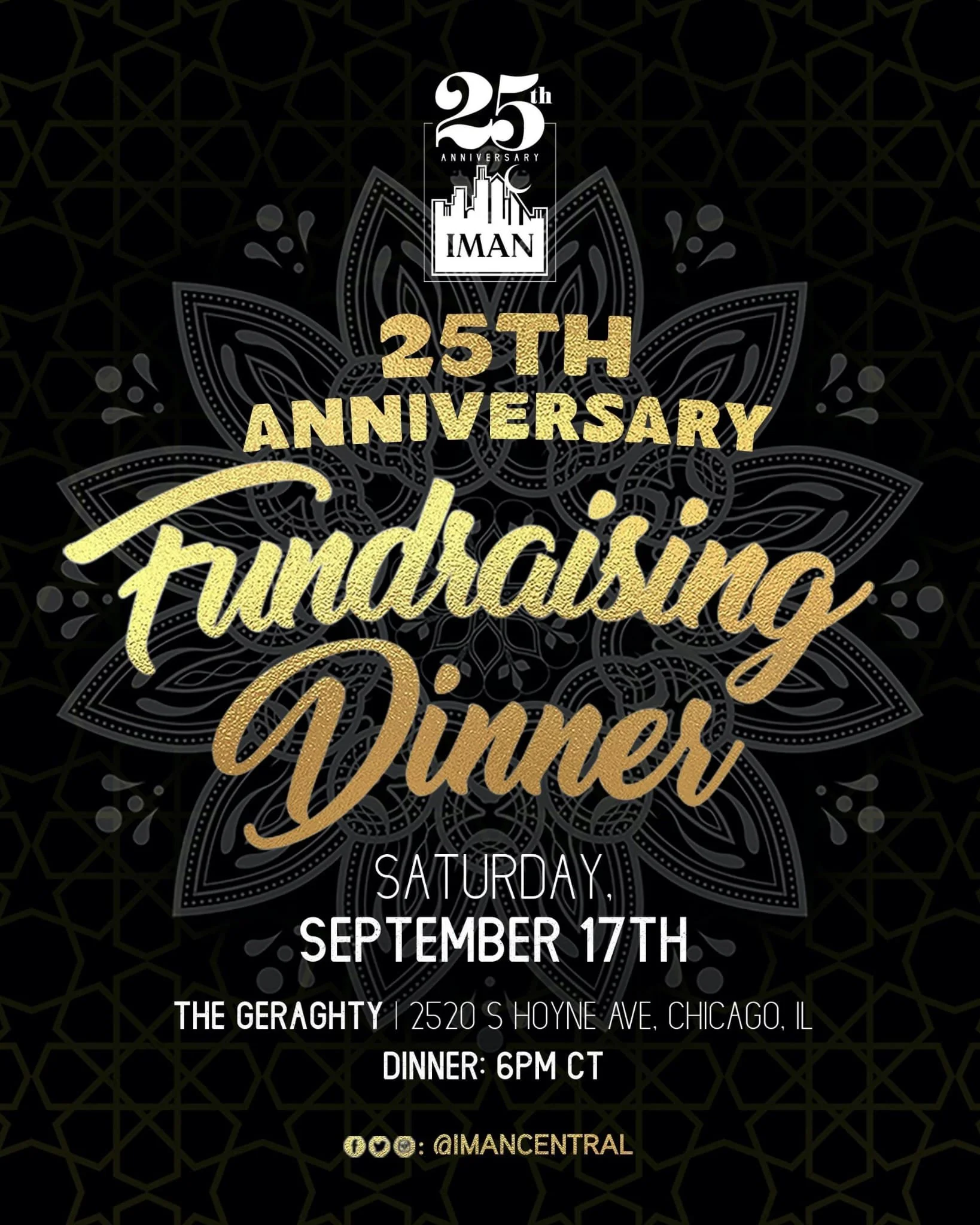IMAN 25th Anniversary Dinner