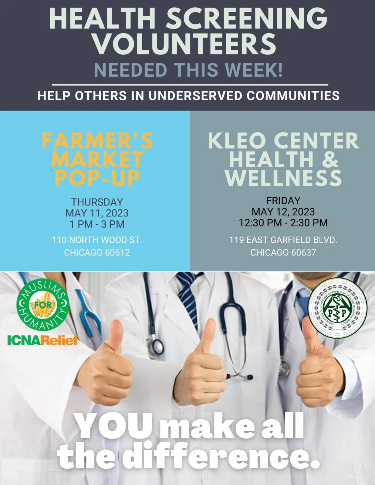 ICNA Relief: Health Screening