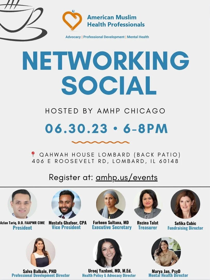 American Muslim Health Professionals Networking Social 