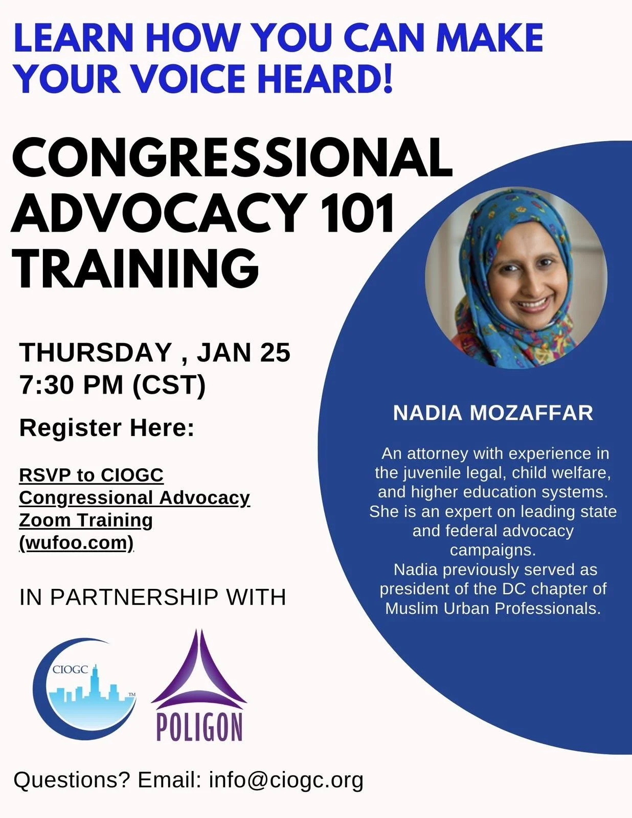 Congressional Advocacy 101 Training