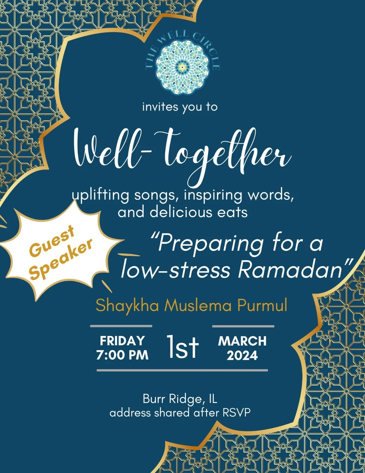 Well-Together - Preparing for a low-stress Ramadan
