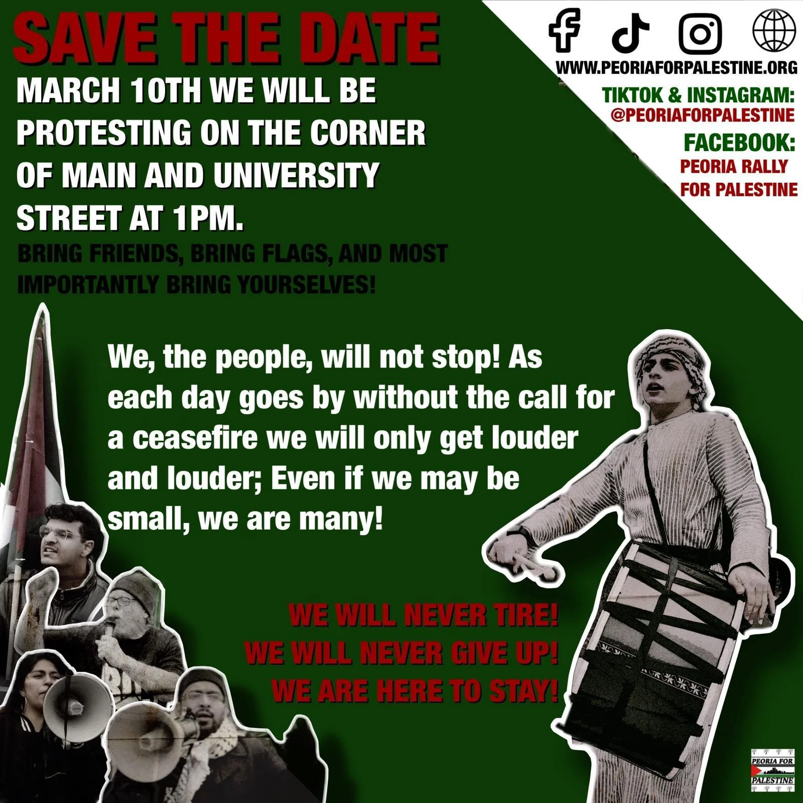 Peoria for Palestine Protest