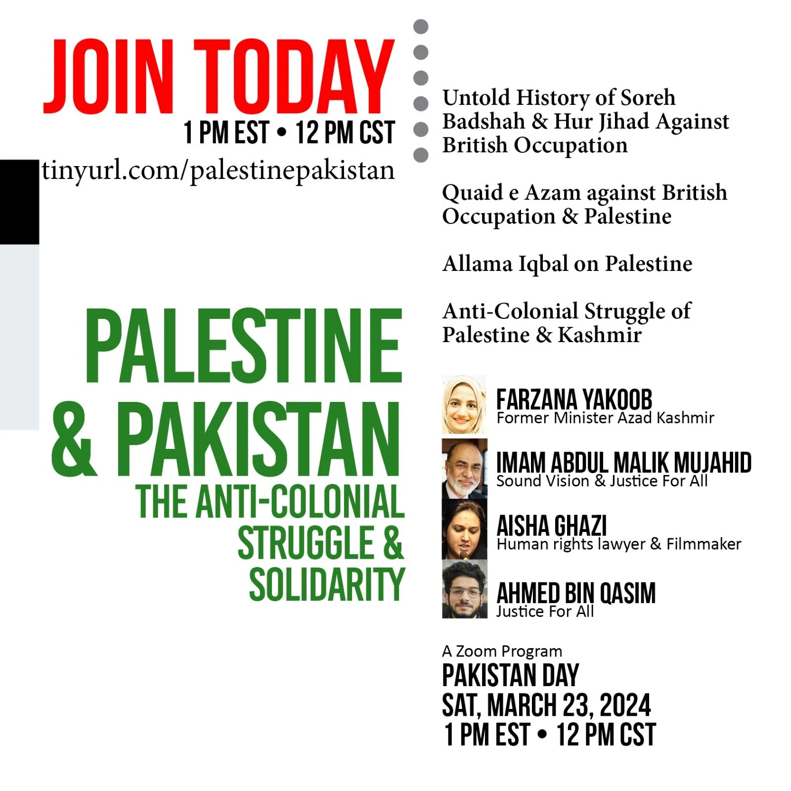 Palestine and Pakistan The Anti-Colonial Struggle &amp; Solidarity