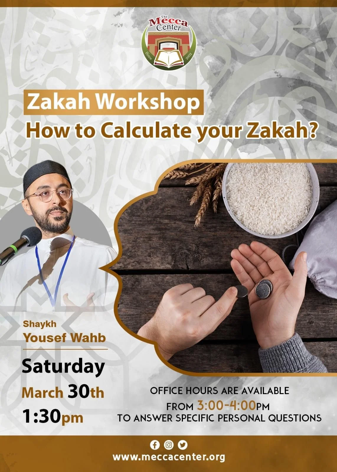 Mecca Center: Zakah Workshop: How to Calculate your Zakah?
